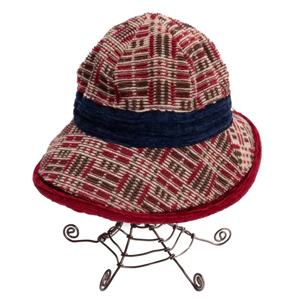 KENZO Switching Pile Pattern Hat Beige  K-135772_001