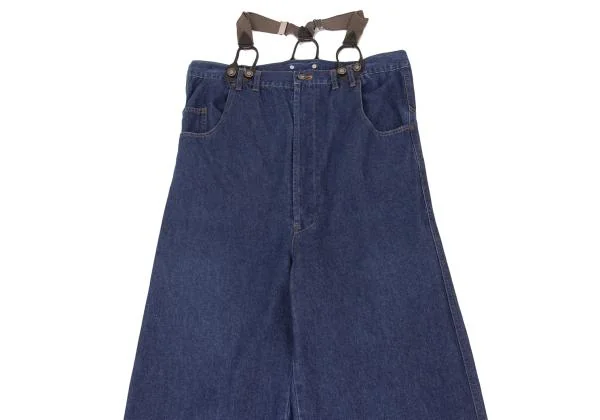 GAULTIER JEAN'S Suspender Long Denim Painter Pants K-135782_002