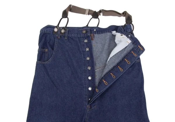 GAULTIER JEAN'S Suspender Long Denim Painter Pants K-135782_008