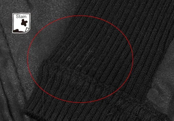 トリコ ヒロコビスTRICO HIROKO BIS リブ切替ジップジャケット 黒9 K-135796_008