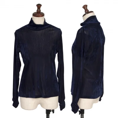 HIROKO BIS eSSeNtieL Gather Cuffs Velor T Shirt