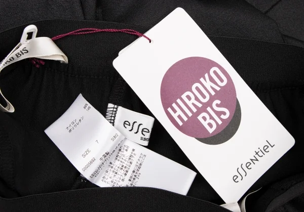 ヒロコビスHIROKO BIS eSSeNtieL ストレッチレギンスパンツ 黒7 K-135830_009