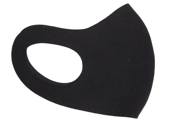 新品!ワイズY's ロゴプリントウレタンマスク 黒 K-135869_002