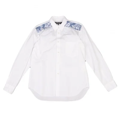 COMME des GARCONS HOMME DEUX Switching Long Sleeve Shirt
