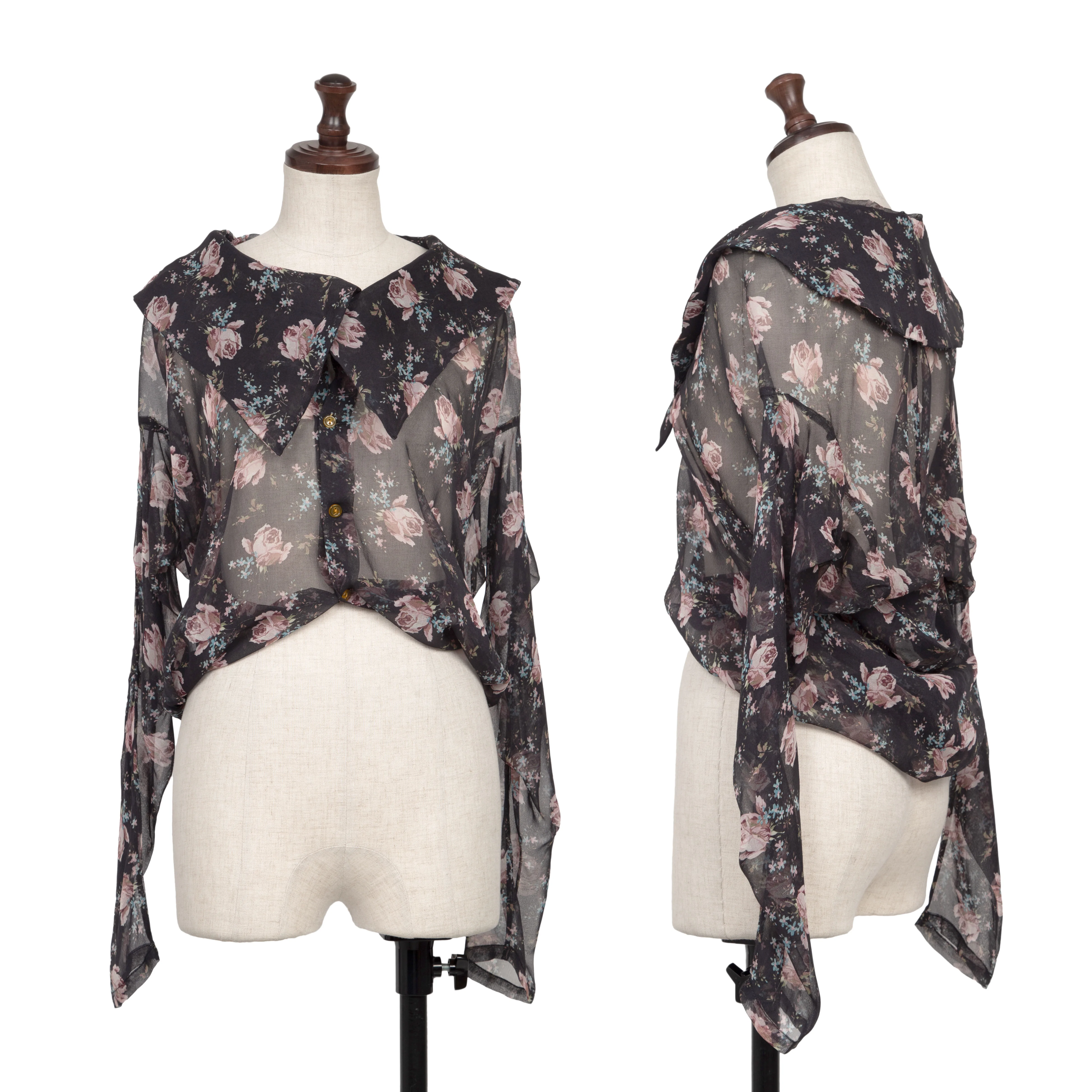 【超ポイントバック祭】 ヴィヴィアンウエストウッドVivienne Westwood シルクフラワー トップス