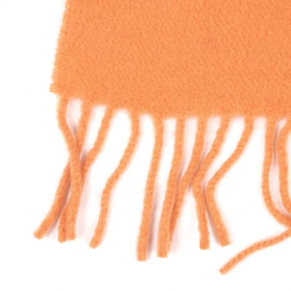 ヴィヴィアンウエストウッドVivienne Westwood ロゴ刺繍フリンジマフラー オレンジ K-135881_004