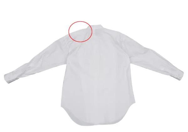 ISSEY MIYAKE MEN Pin Pleats Switching Band Collar Shirt K-135892_013