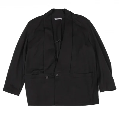 SSEY MIYAKE MEN Melton Wool Shawl-collar Jacket