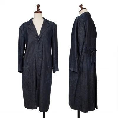 COMME des GARCONS COMME des GARCONS Back Pleat Denim Coat