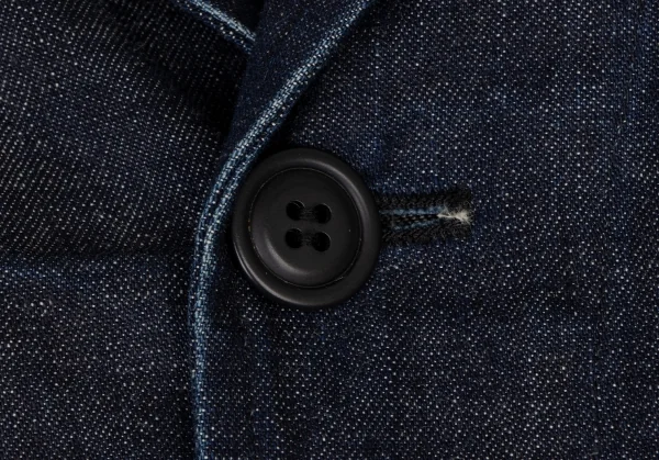 コムコム コムデギャルソンCOMME des GARCONS コットンバックプリーツデニムコート インディゴS K-135910_007