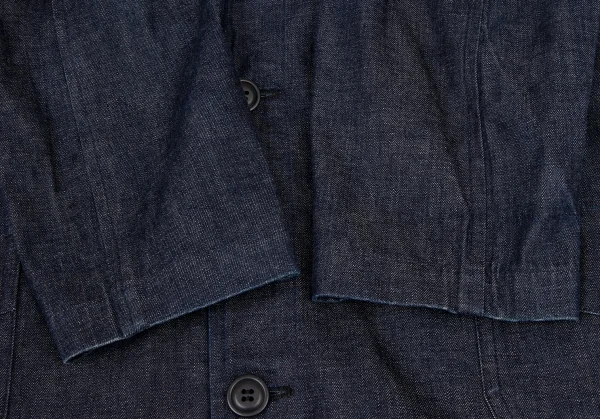 コムコム コムデギャルソンCOMME des GARCONS コットンバックプリーツデニムコート インディゴS K-135910_009