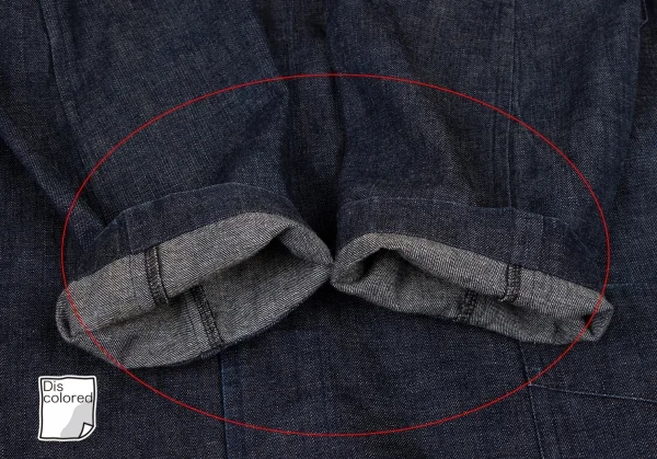 コムコム コムデギャルソンCOMME des GARCONS コットンバックプリーツデニムコート インディゴS K-135910_010