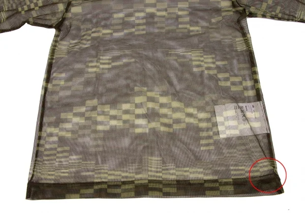 COMME des GARCONS Camouflage Long Sleeve Mesh T Shirt K-135925_007