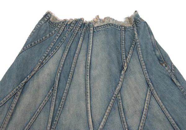 JUNYA WATANABE COMME des GARCONS Cut-off Switching Design Denim Skirt K-135936_004