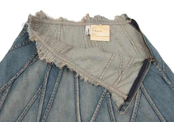 JUNYA WATANABE COMME des GARCONS Cut-off Switching Design Denim Skirt K-135936_005