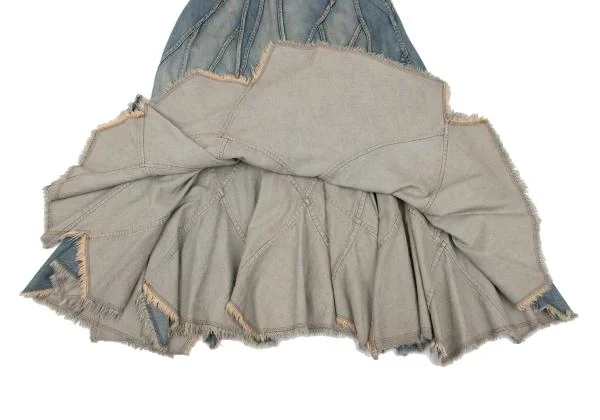 JUNYA WATANABE COMME des GARCONS Cut-off Switching Design Denim Skirt K-135936_014