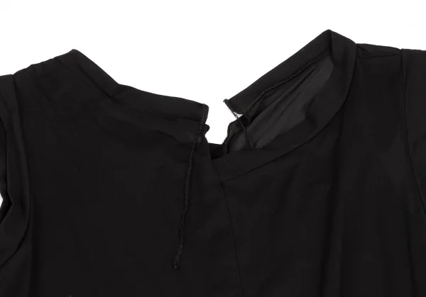 Yohji Yamamoto FEMME Stretch Asymmetry Sleeveless T Shirt K-135942_004