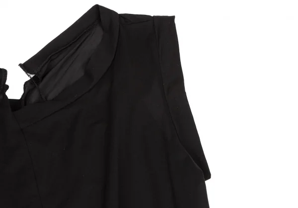 Yohji Yamamoto FEMME Stretch Asymmetry Sleeveless T Shirt K-135942_005