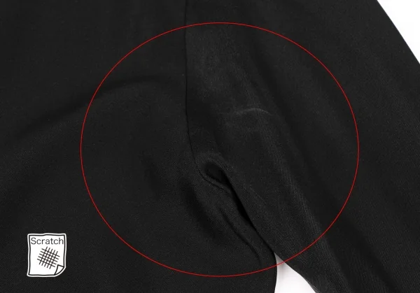 Yohji Yamamoto FEMME Silk Padding Long Sleeve Blouse K-135946_004