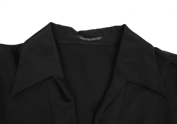 Yohji Yamamoto FEMME Silk Padding Long Sleeve Blouse K-135946_007