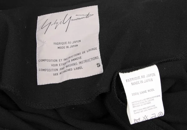 Yohji Yamamoto FEMME Switching Design 3/4 Sleeve Dress K-135956_013