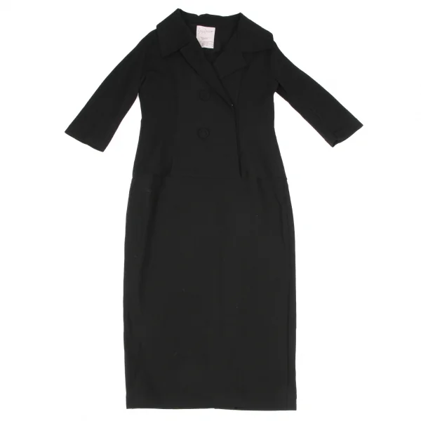 Yohji Yamamoto FEMME Switching Design 3/4 Sleeve Dress K-135956_002