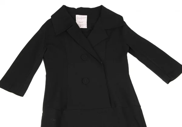 Yohji Yamamoto FEMME Switching Design 3/4 Sleeve Dress K-135956_003