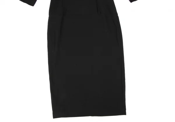 Yohji Yamamoto FEMME Switching Design 3/4 Sleeve Dress K-135956_009