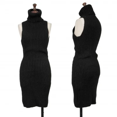 Yohji Yamamoto FEMME Wool Nylon Sleeveless Long Knit Sweater