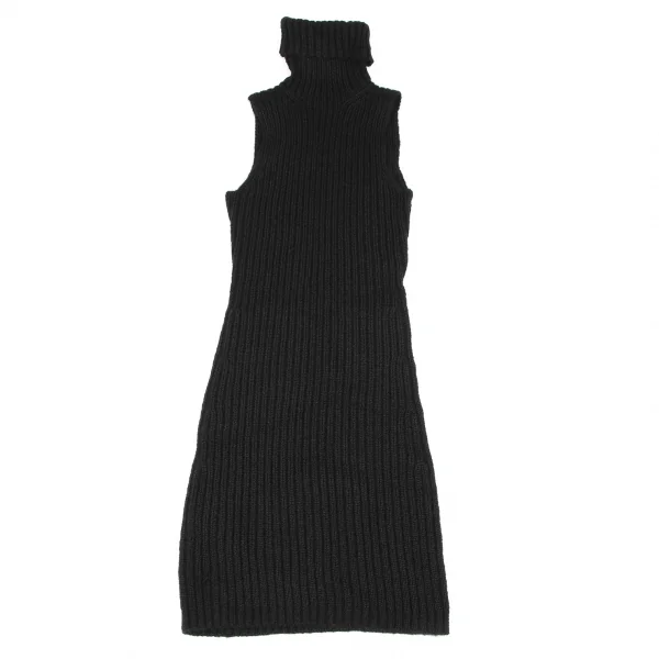 Yohji Yamamoto FEMME Wool Nylon Sleeveless Long Knit Sweater K-135959_002