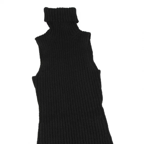 Yohji Yamamoto FEMME Wool Nylon Sleeveless Long Knit Sweater K-135959_003
