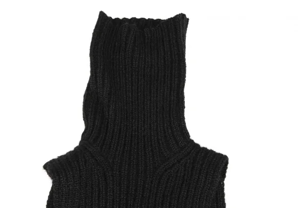 Yohji Yamamoto FEMME Wool Nylon Sleeveless Long Knit Sweater K-135959_004