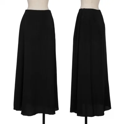 Yohji Yamamoto FEMME Silk Cut-off Hem Skirt