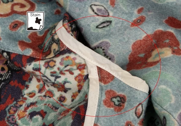 Unbranded Printed Buttonless Back Long Jacket K-135968_011
