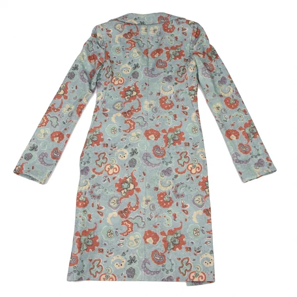 Unbranded Printed Buttonless Back Long Jacket K-135968_013