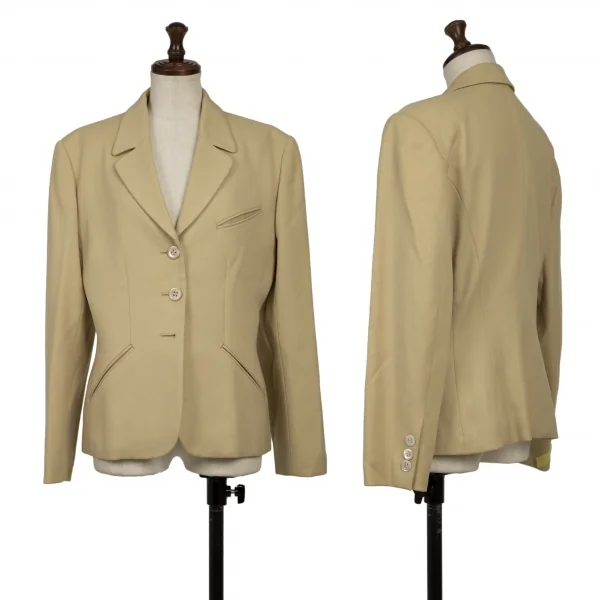 KENZO Wool Jacket Beige M K-135970_001