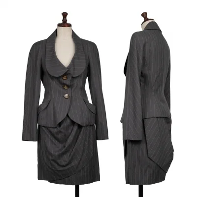 Vivienne Westwood Red Label Wool Stripe Jacket & Skirt