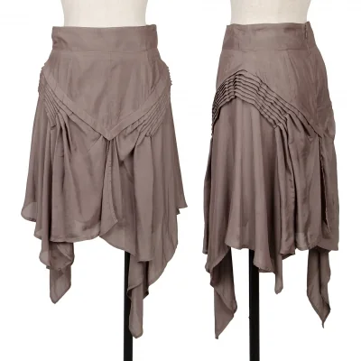 ATSURO TAYAMA Poly Drape Pleated Skirt