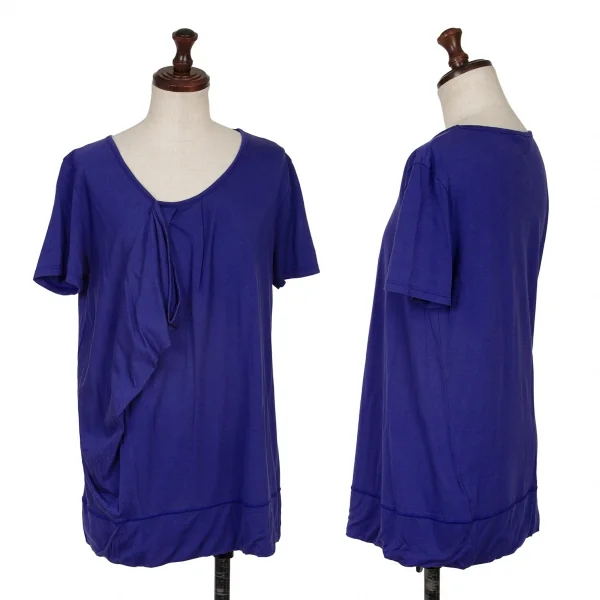 ATSURO TAYAMA Folded Design T Shirt Blue 6 K-136003_001