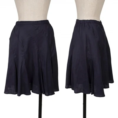 A.T ATSURO TAYAMA Pleated Linen Skirt