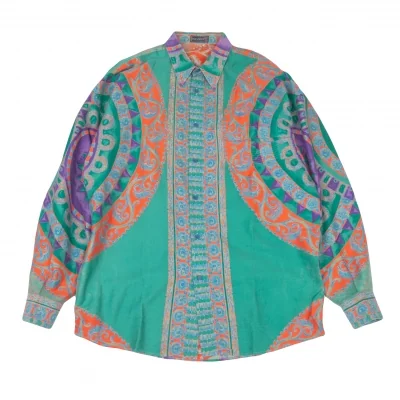 istante Allover Cotton Long Sleeve Shirt