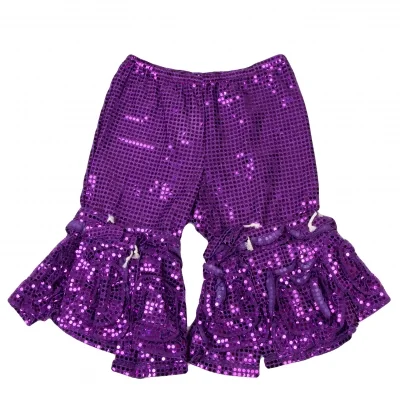 COMME des GARCONS Dot Sequin Hem Frill Cropped Pants
