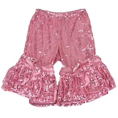 COMME des GARCONS Dot Sequin Hem Frill Cropped Pants