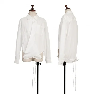 Jean-Paul GAULTIER CLASSIQUE Strap Design Cotton Long Sleeve Shirt