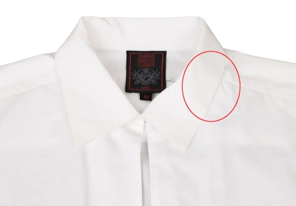 Jean-Paul GAULTIER CLASSIQUE Strap Design Cotton Long Sleeve Shirt K-136056_004