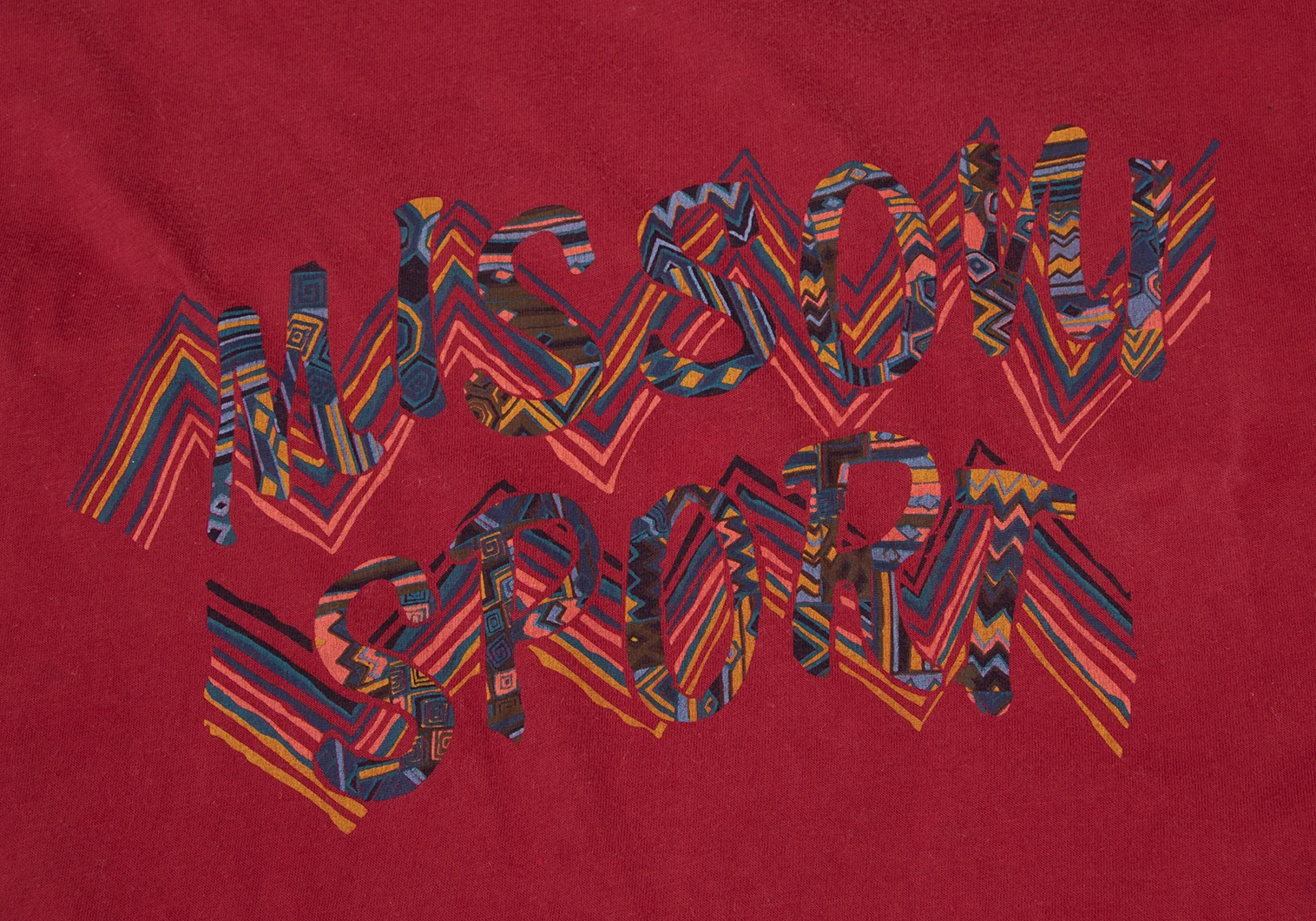 ミッソーニMISSONI SPORT ロゴプリントTシャツ 赤XS | DC