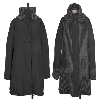HIROKO KOSHINO TRUNK Reversible Padding Coat