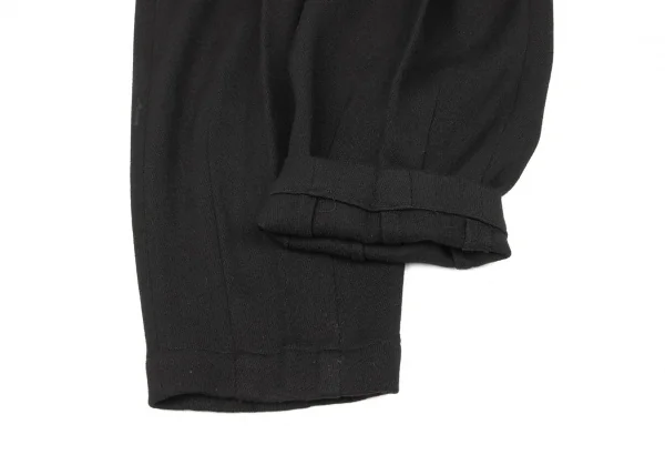 コムデギャルソンCOMME des GARCONSベルテッドハイウエストニットパンツ 黒M K-136100_010