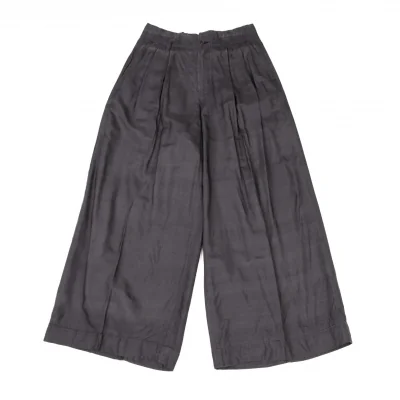 COMME des GARCONS Silk Tuck Wide Pants