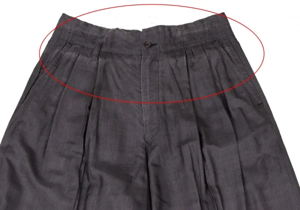 COMME des GARCONS Silk Tuck Wide Pants K-136103_002